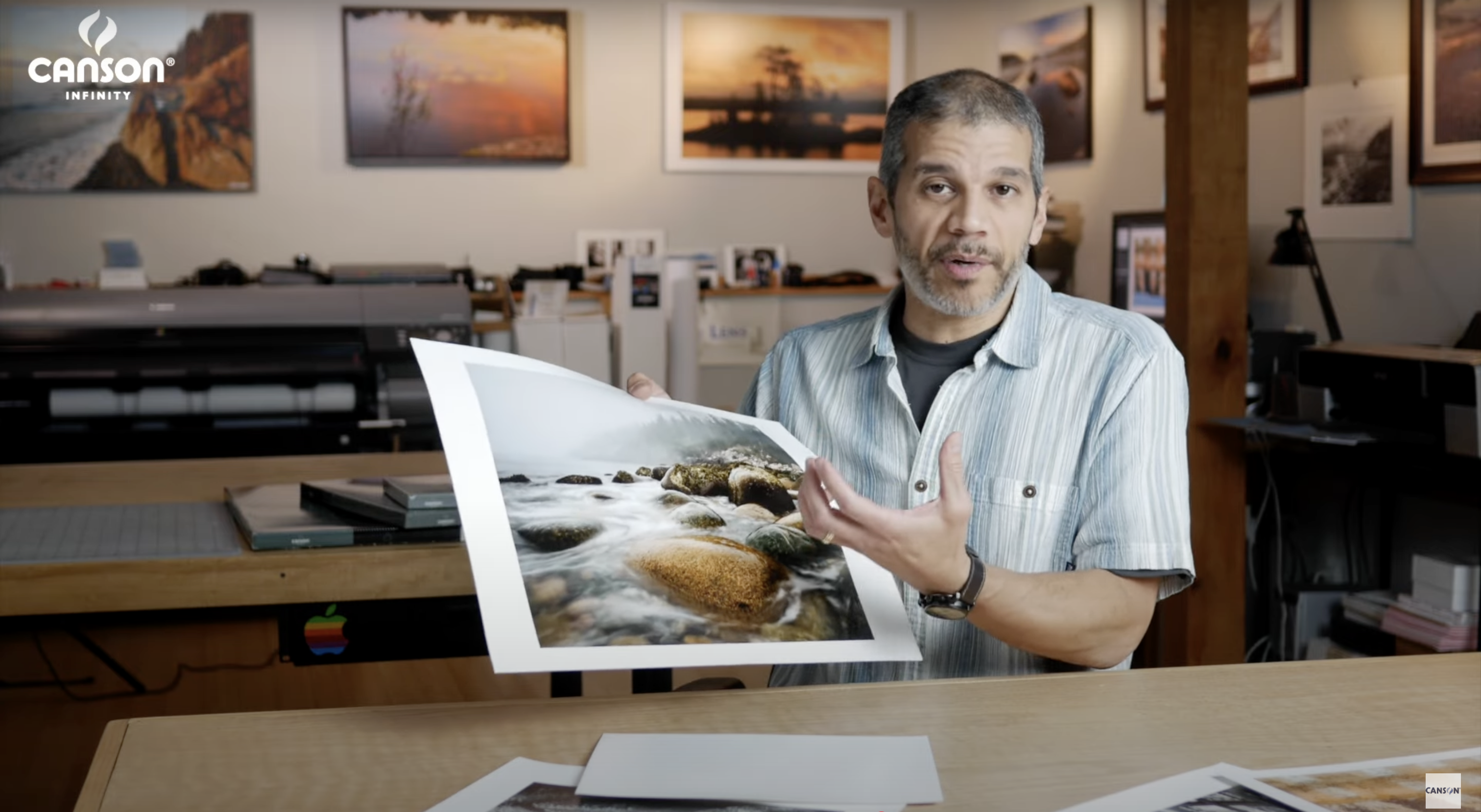 Load video: Video demonstration of the Canson Platine Rag archival Fine-Art paper